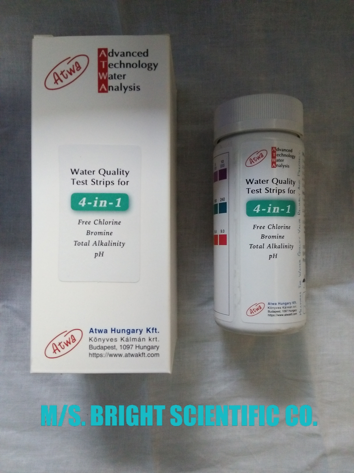 4 in 1 Atwa Strip | Quick & Accurate Water Testing Strips