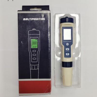 Pentype 5-in-1 (pH / TDS / EC / Temp / Salinity) Water Quality Tester Multi-Parameter Waterproof Digital Meter