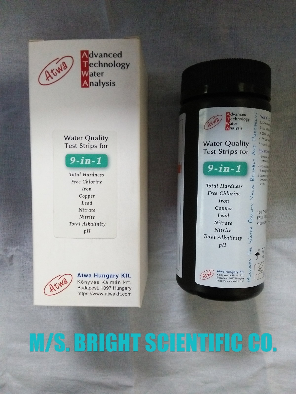 9 in 1 Atwa Strip | Complete Multi-Parameter Water Testing