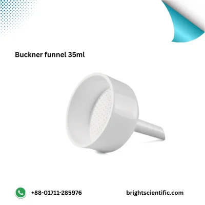 Buchner Funnel 80mm – Porcelain Vacuum Filtration Funnel