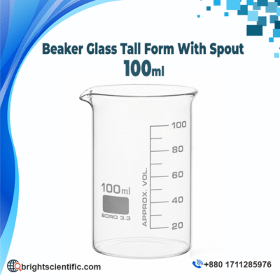 Beaker Tall Form With Spout 100ml Laboratory Glassware