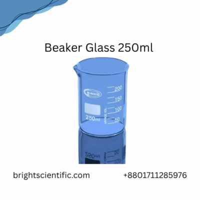 Beaker Glass Low Form With Spout 250ml (DCS) – Durable Laboratory Glassware