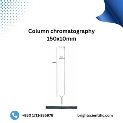 Column Chromatography 150x10mm – Compact Glass Column for Laboratory Separation
