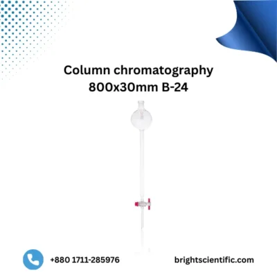 Column Chromatography 800x30mm B-24 – High-Capacity Glass Column for Lab Separation