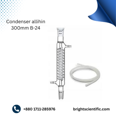 Condenser Allihn 300mm B-24 – High-Quality Laboratory Glassware
