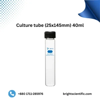 Culture Tube 25x145mm 40ml – High-Quality Laboratory Glassware