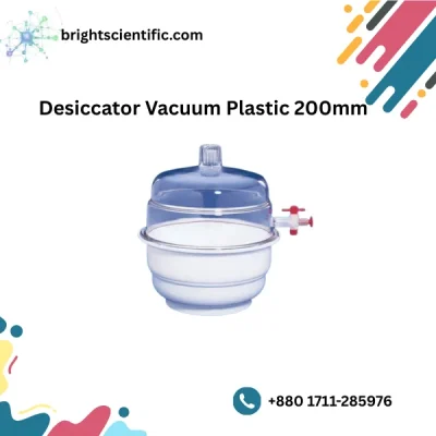 Desiccator Vacuum Plastic 200mm