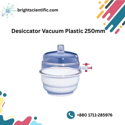 Desiccator Vacuum Plastic 250mm
