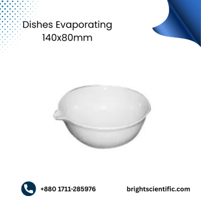 Evaporating Dish 140x80mm – Durable Laboratory Glassware