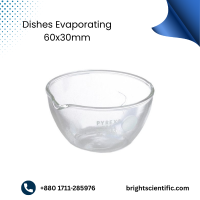 Evaporating Dish 60x30mm – Durable Laboratory Glassware