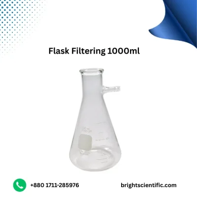 Flask Filtering 1000ml – Premium Laboratory Glassware for Accurate Filtration