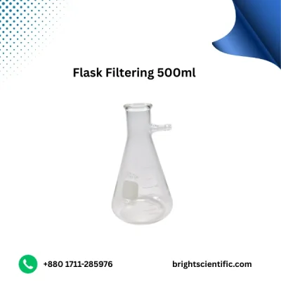 Flask Filtering 500ml – Durable Laboratory Glassware for Precise Filtration