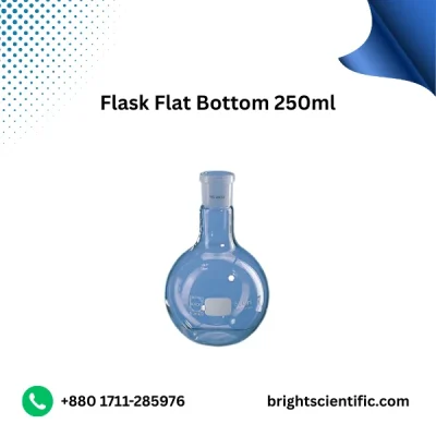 Flask Flat Bottom 250ml – Premium Lab Glassware