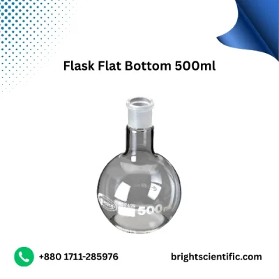 Flask Flat Bottom 500ml B-29 – Premium Lab Glassware