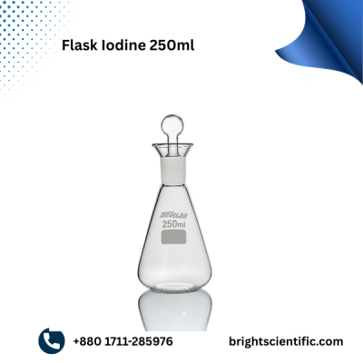 Flask Iodine 250ml | Premium Borosilicate Laboratory