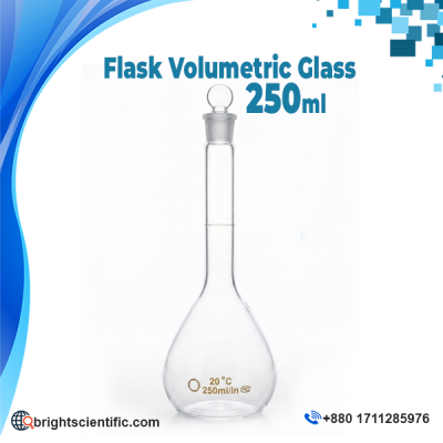 Flask Volumetric 250ml Laboratory Glass Flask