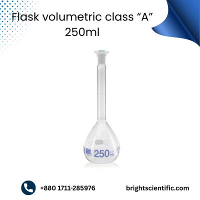 Flask Volumetric Class “A” 250ml – Precision Laboratory Measurement