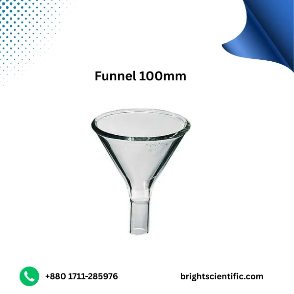 Funnel 100mm – Premium Laboratory Glassware