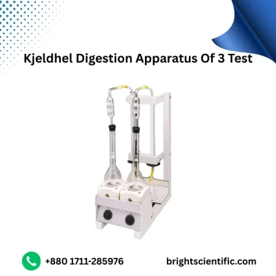Kjeldahl Digestion Apparatus (3 Test) Durable Borosilicate