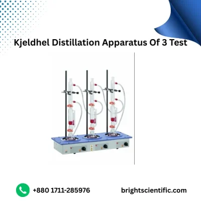 Kjeldhel Distillation Apparatus Of 3 Test