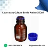 Laboratory Culture Bottle Amber 250ml – Premium Glassware for Labs