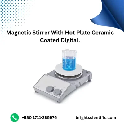 Magnetic Stirrer with Ceramic Hot Plate Digital Lab Glassware