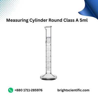 Measuring Cylinder Round Class “A” 5 ml – Precision Lab Glassware