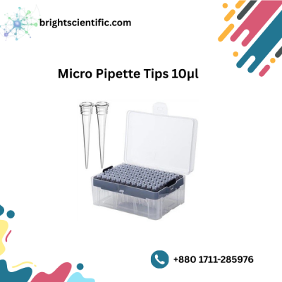 Micro Pipette Tips 10µl – Accurate Lab Pipetting | Bright Scientific