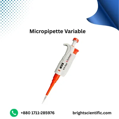 Micropipette Variable Volume: 10–100µl | High-Precision Adjustable Pipette