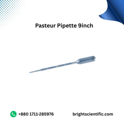 Pasteur Pipette 9 Inch  Precision Liquid Transfer Glassware