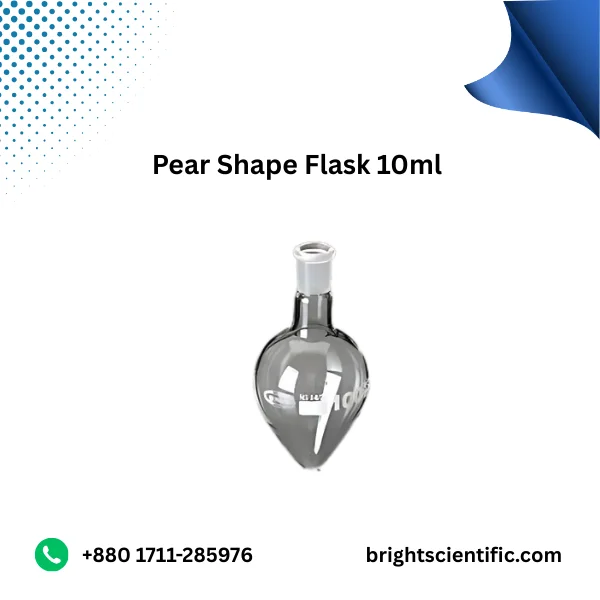 Pear Shape Flask 10 ml B-14 – Precision Laboratory Glassware