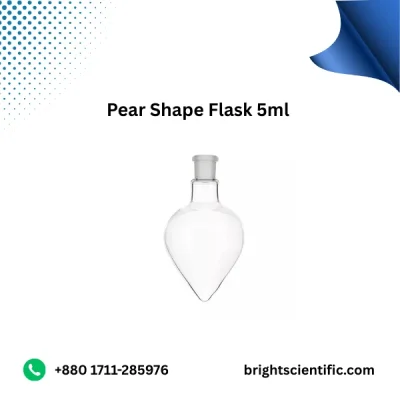Pear Shape Flask 5 ml B-10 – Premium Laboratory Glassware