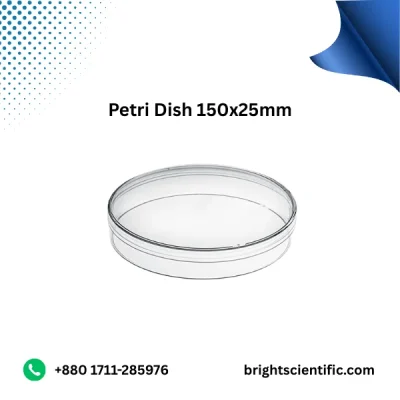 Petri Dish 150x25 mm – Premium Lab Glassware