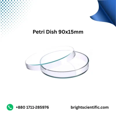 Petri Dish 90x15 mm – High-Quality Laboratory Glassware
