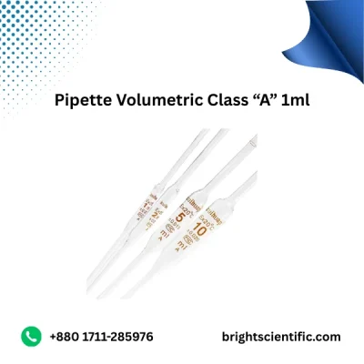 Pipette Volumetric Class “A” 1ml – High Precision Laboratory Glassware