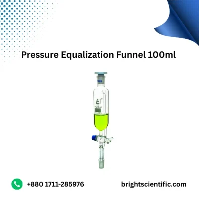 Pressure Equalization Funnel 100ml B-19 – High-Quality Laboratory Glassware
