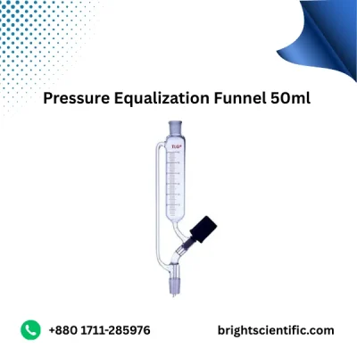 Pressure Equalization Funnel 50ml B-14 – Durable Lab Glassware