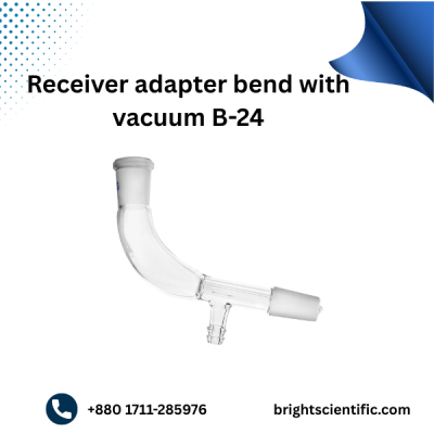 Receiver Adapter Bend with Vacuum B-24 – Laboratory Glassware