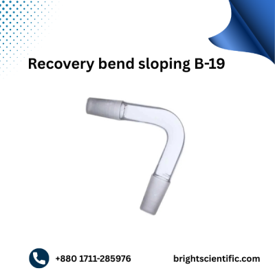 Recovery Bend Sloping B-19 – Laboratory Glassware Connector