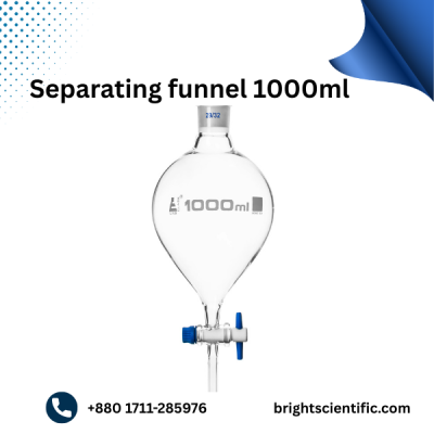 Separating Funnel 1000ml | Premium Laboratory Glassware