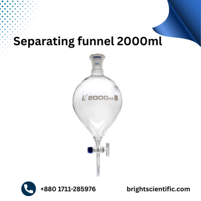 Separating Funnel 2000ml | High-Quality Laboratory Glassware