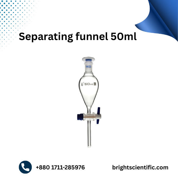 Separating Funnel 50ml | Premium Laboratory Glassware