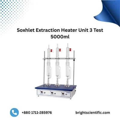 Soxhlet Extraction Heater Unit 3 Test 500ml – Efficient Laboratory Extraction