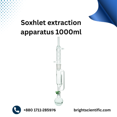 Soxhlet Extraction Apparatus 1000ml | Premium Laboratory Glassware