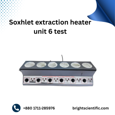 Soxhlet Extraction Heater Unit 6 Test 500ml