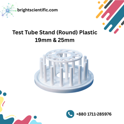 Test Tube Stand (Round) Plastic 19mm & 25mm