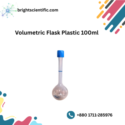 Volumetric Flask Plastic 100ml
