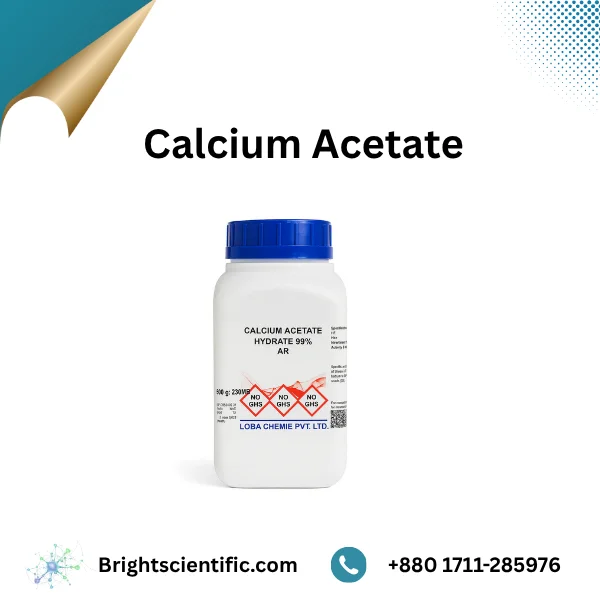 Calcium Acetate 500gm Loba India High Purity Laboratory Chemical Reagent