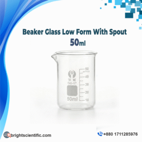 Laboratory Beaker Low Form With Spout 50ml