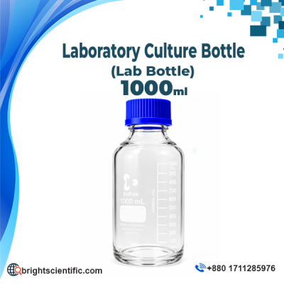 Duran Laboratory Culture Bottle 1000ml high quality lab bottle for scientific laboratory use